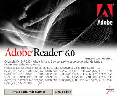 Adobe Akrobat, la legilo.