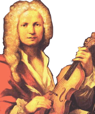 Vivaldi, la Rugxa Pastro, kiel juna violonisto.